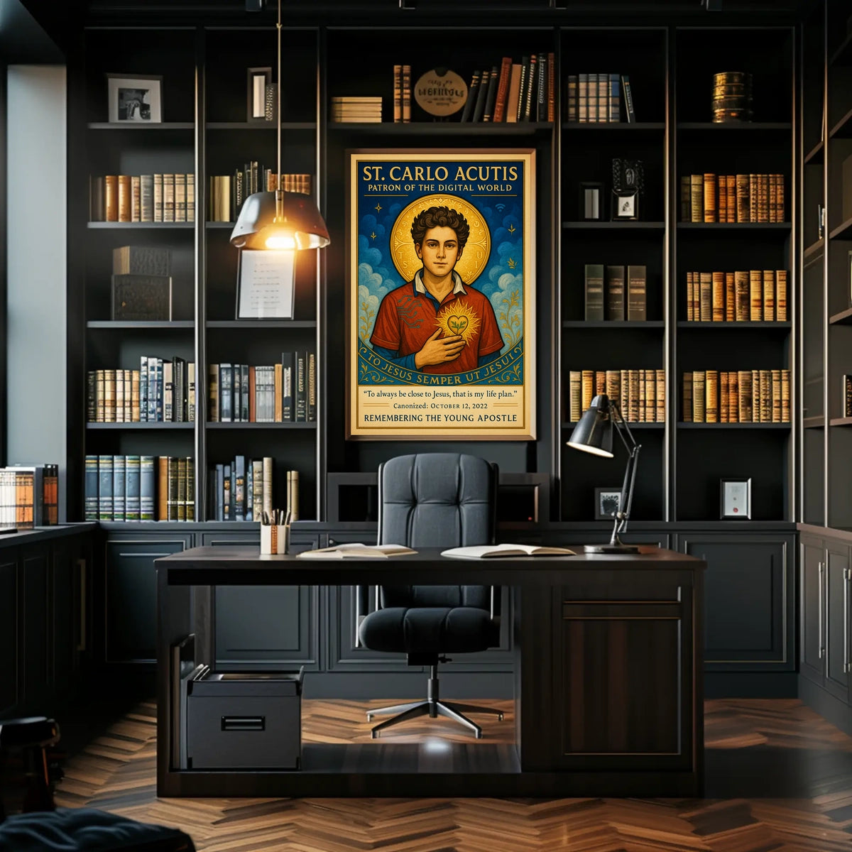 St. Carlo Acutis Patron of the Digital World Poster