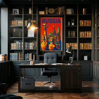 Russia A Tribute to Soviet Art Poster