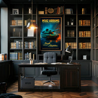 M1A2 Abrams The Vanguard of Modern Armor Poster PosterGoat