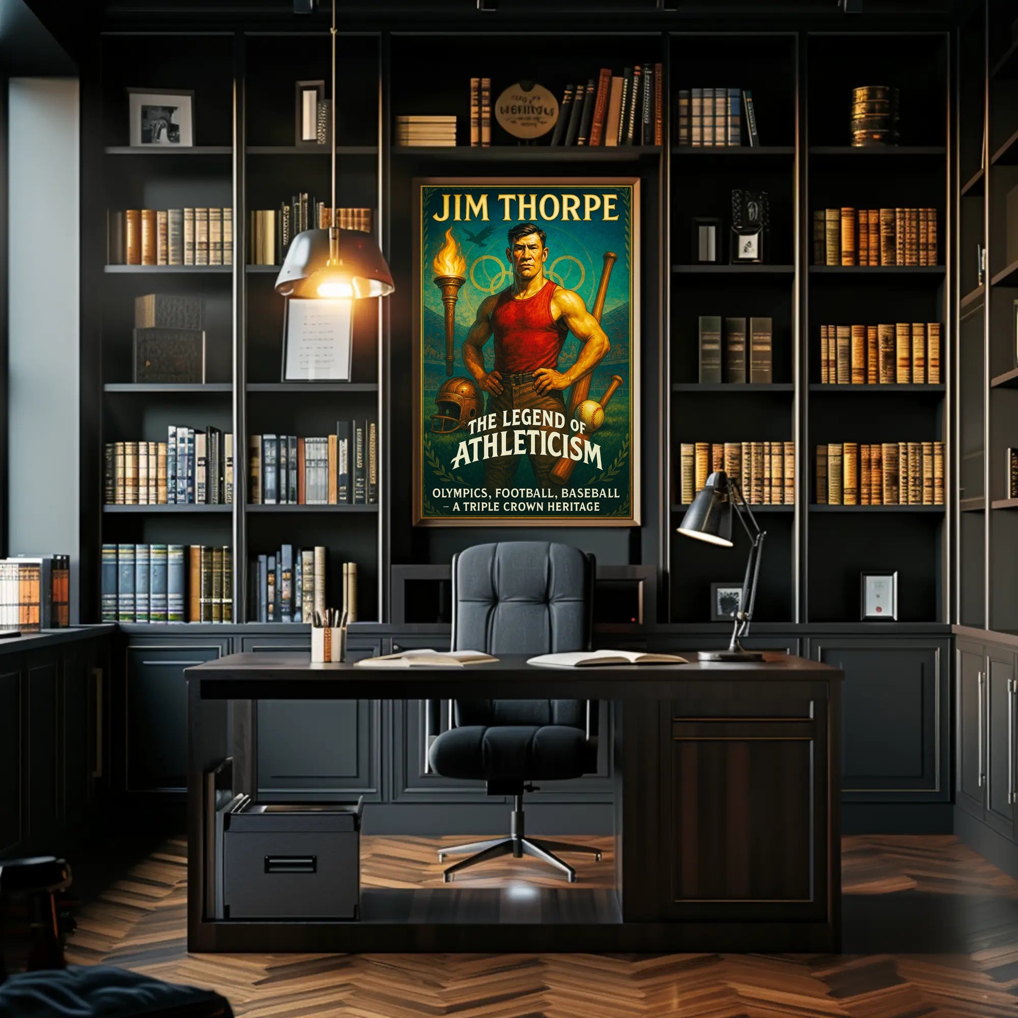 Jim Thorpe The Legend of Athleticism Poster PosterGoat