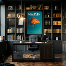 Snappers The Underwater World Poster PosterGoat