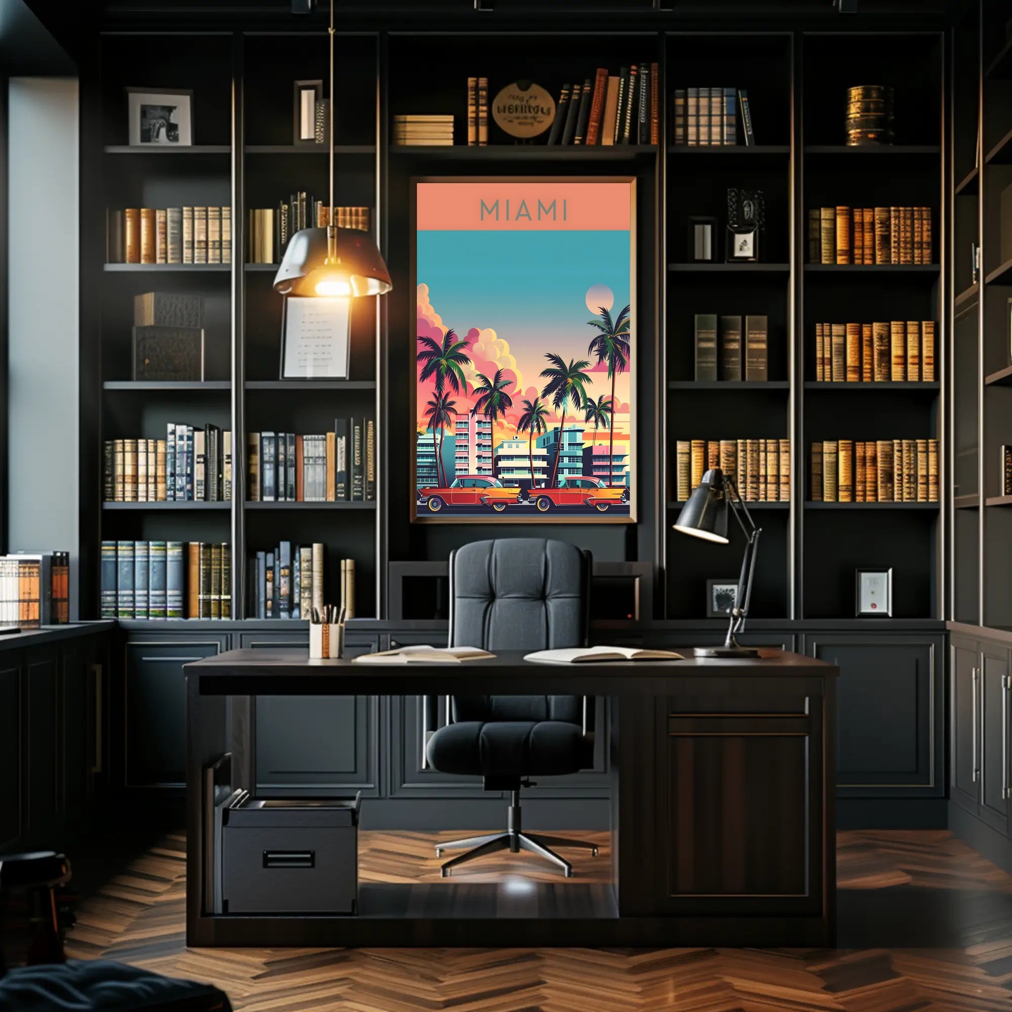 Vibrant Miami Poster