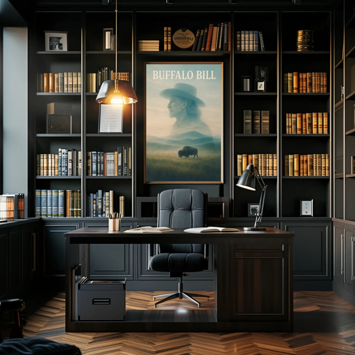 Buffalo Bill American Frontier Animal Poster