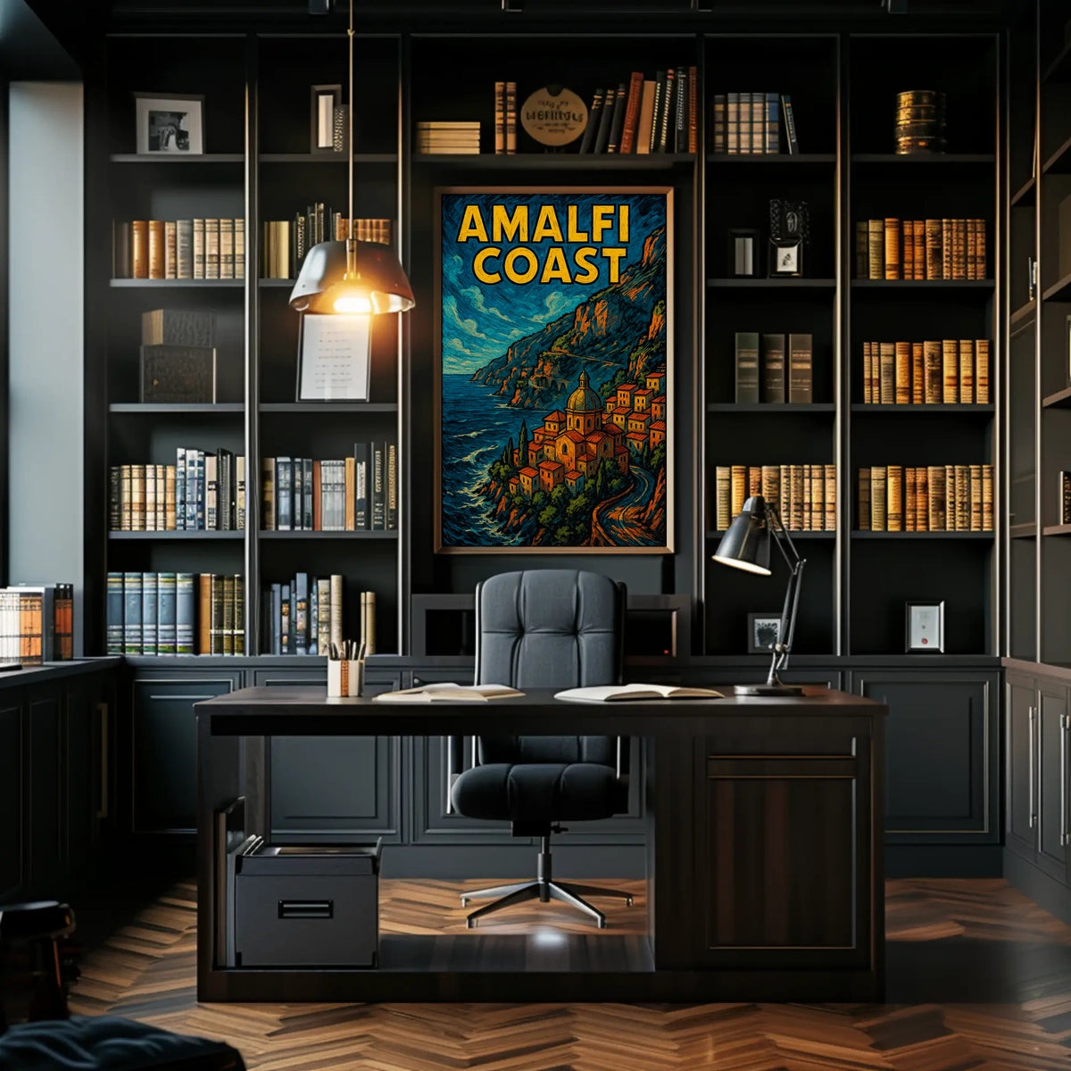 Amalfi Coast Poster Wall Art Travel Print 18x24 Home Decor