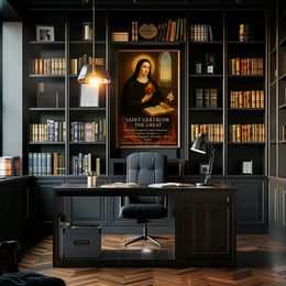 Saint Gertrude the Great Poster PosterGoat
