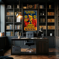 Jimmy Carter United States Leader Artistic Wall Poster