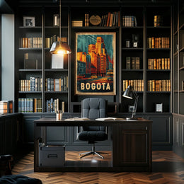 Bogota Cityscape Poster