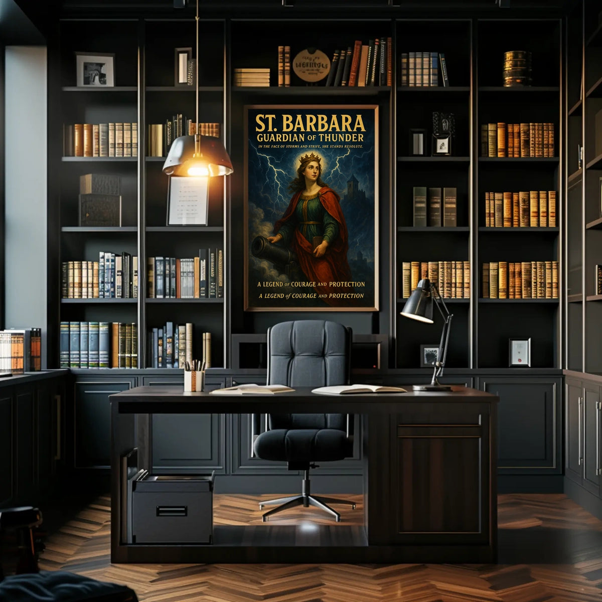 St. Barbara Guardian of Thunder Poster