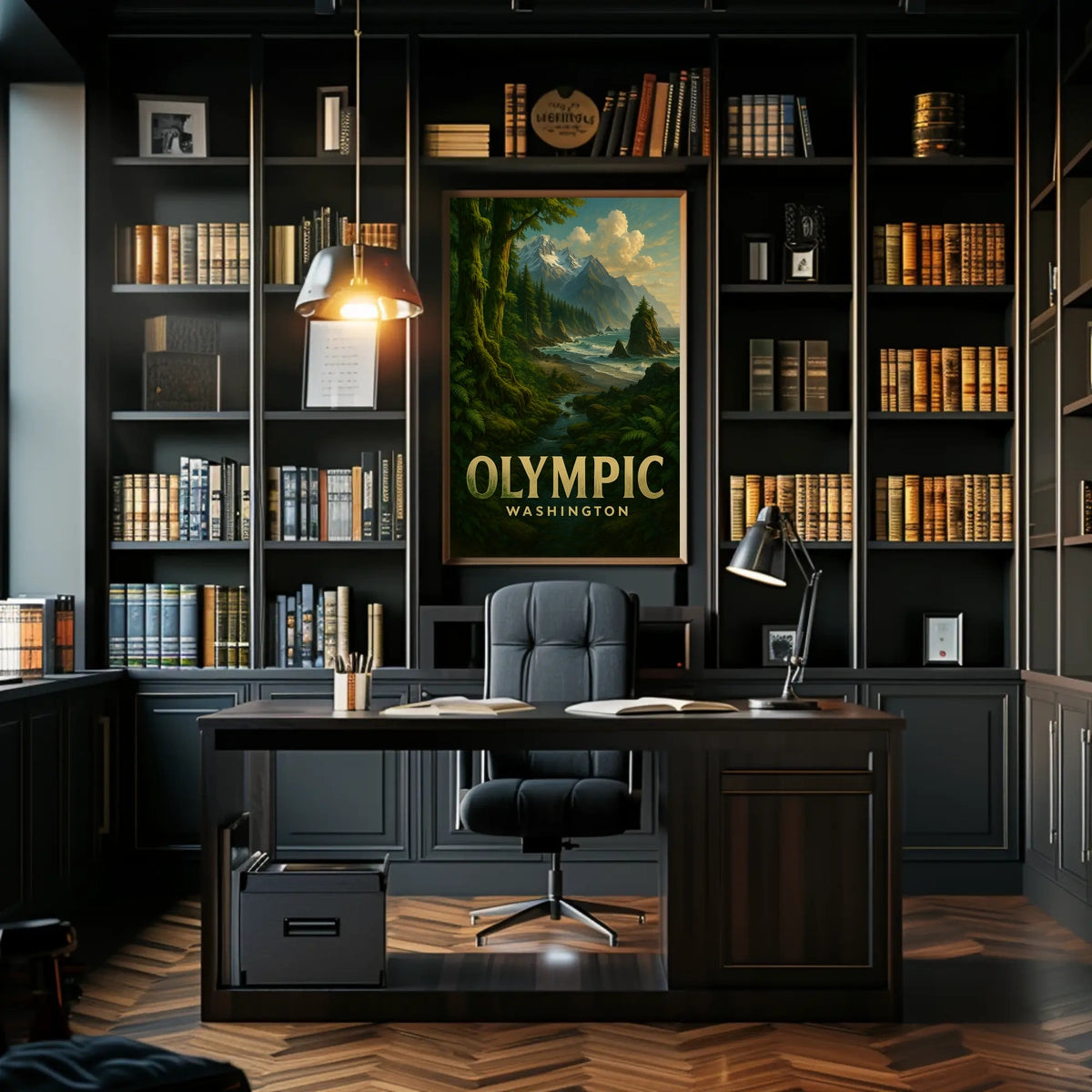 Olympic National Park Washington Poster