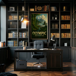 Olympic National Park Washington Poster