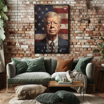 Jimmy Carter 39th President Of The United States Portrait