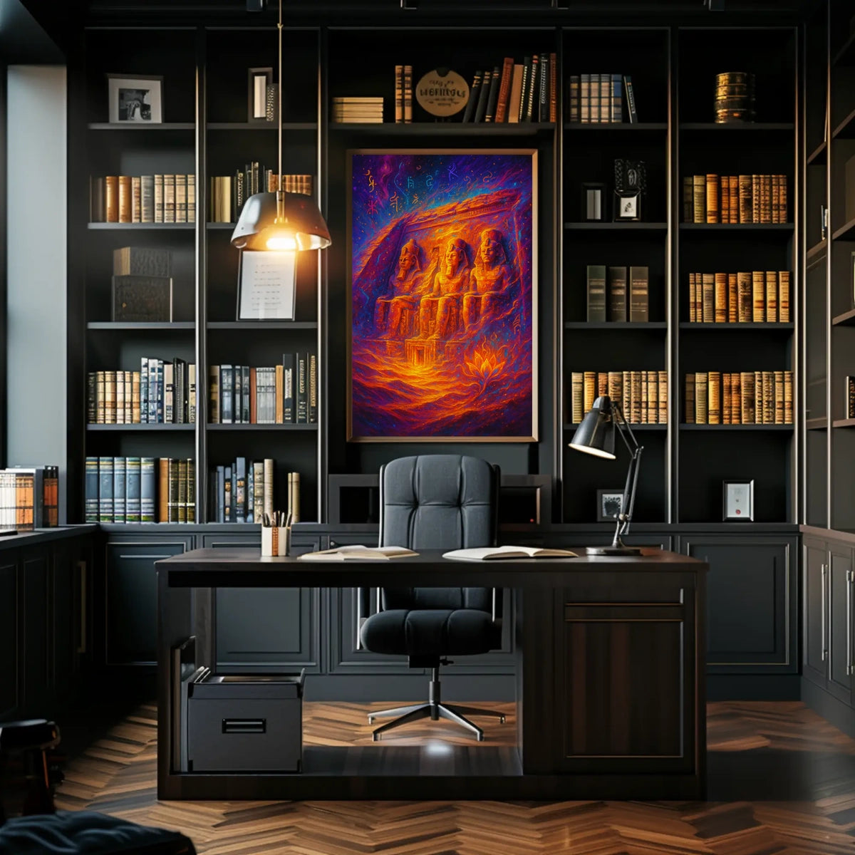 Mystical Egyptian Monuments Poster