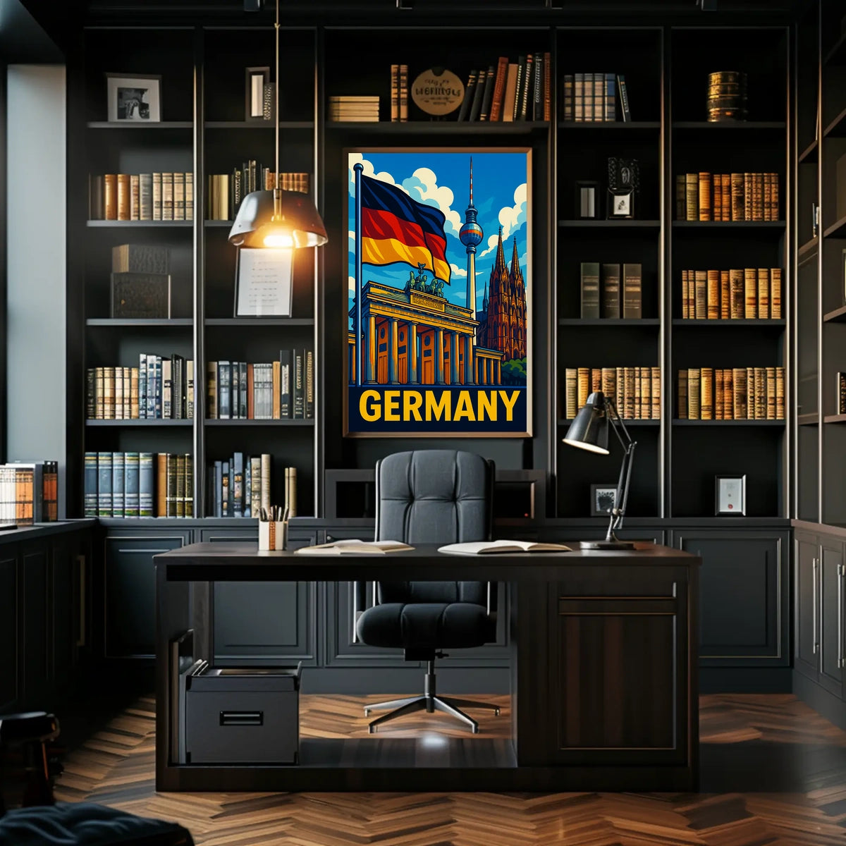 Germany Iconic Landmarks Poster