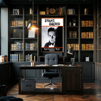 Evans Brown Performer Vintage Cultural Heritage Poster