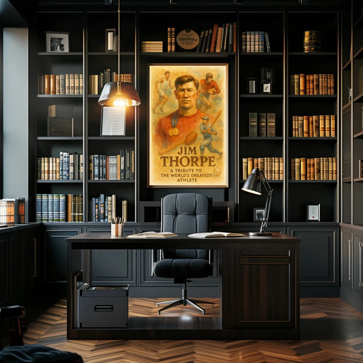 Jim Thorpe Celebrating a Sports Legend Poster