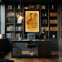 Jim Thorpe Celebrating a Sports Legend Poster