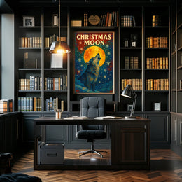 Christmas Moon Poster