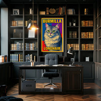 Burmilla Longhair Poster