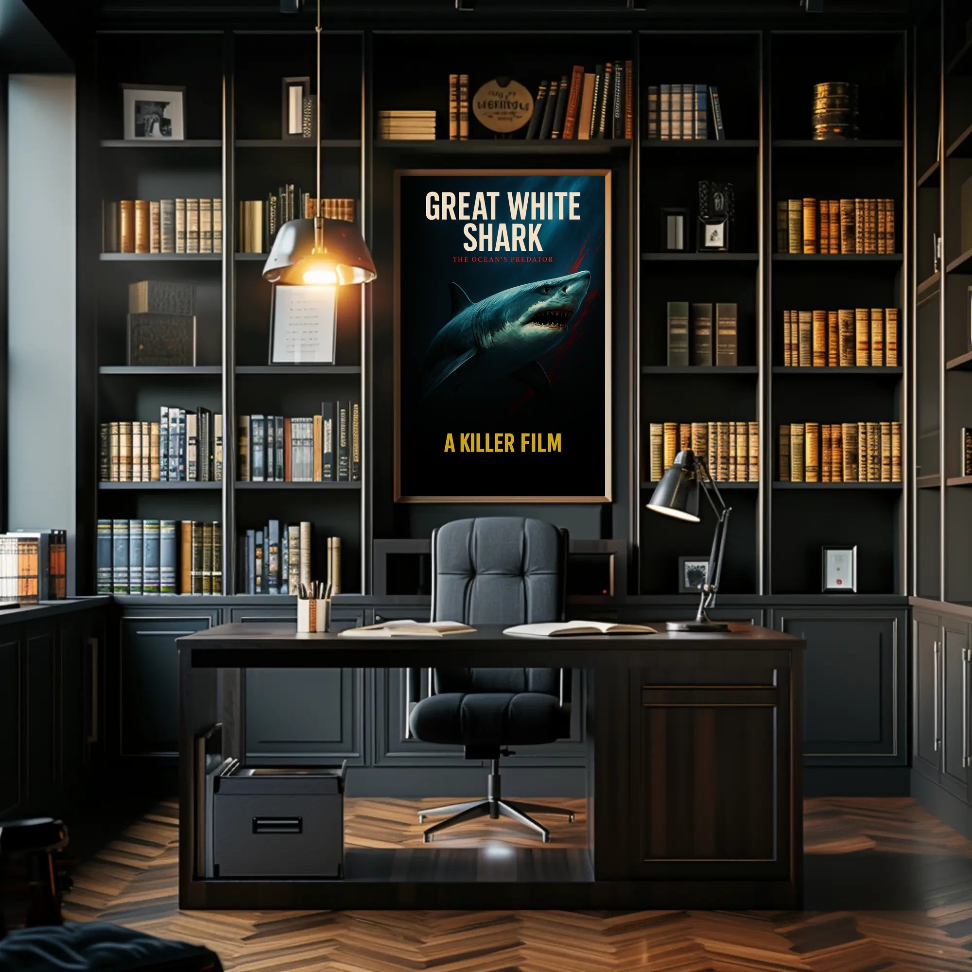 Great White Shark The Oceans Predator Poster PosterGoat