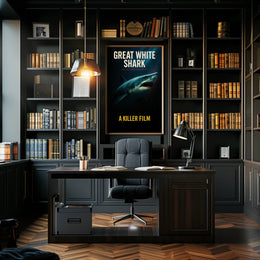 Great White Shark The Oceans Predator Poster PosterGoat