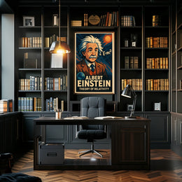 Albert Einstein Theory Of Relativity Poster
