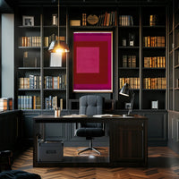 Abstract Shades of Red Poster