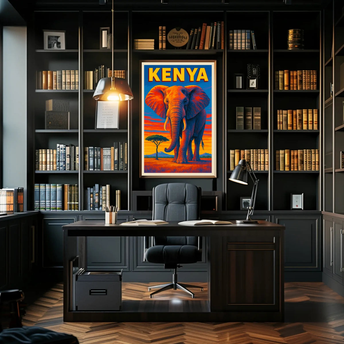 Majestic Kenya Poster
