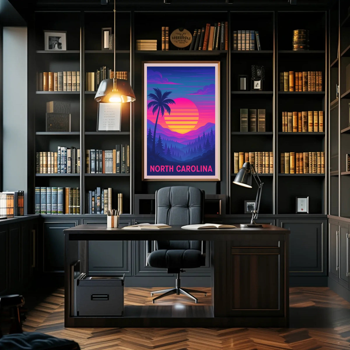 North Carolina Sunset Poster