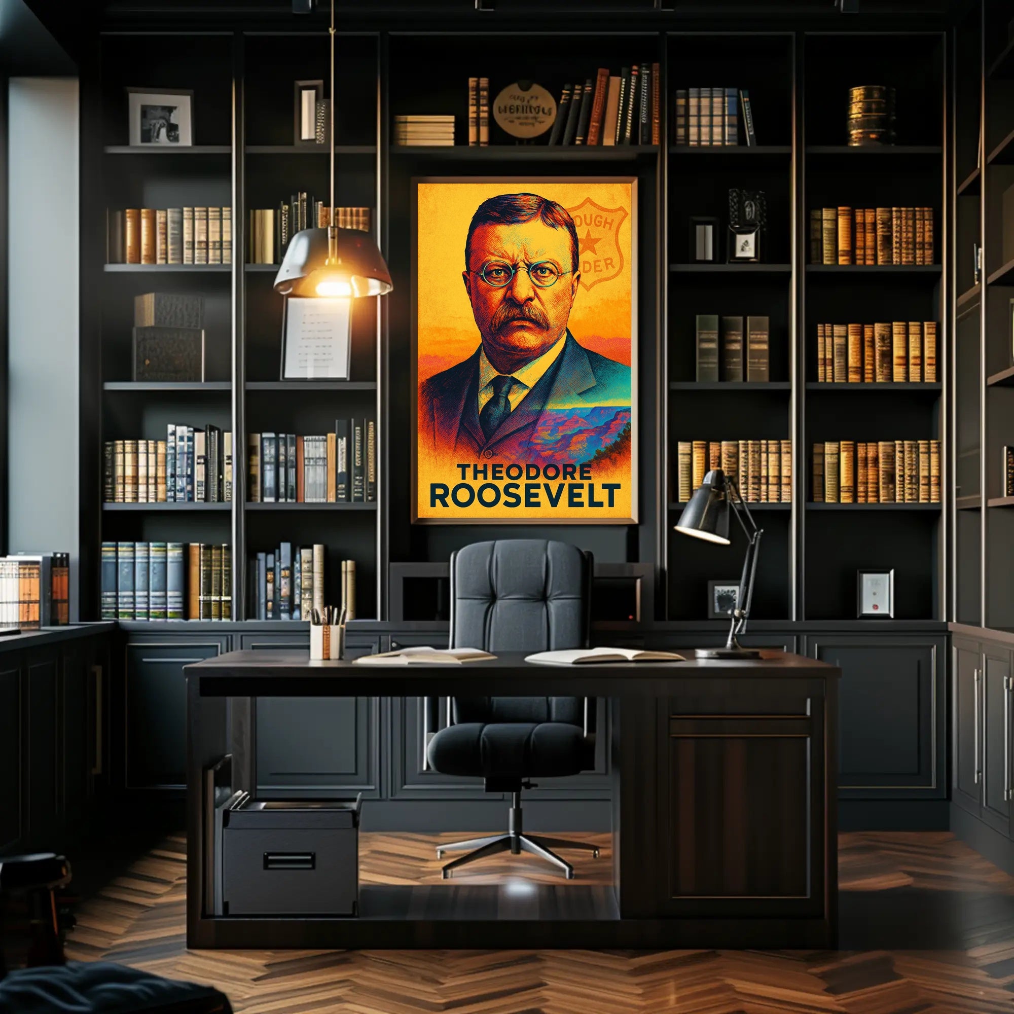 Rough Rider Bold Art Historical or Presidential Poster