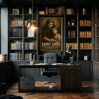 Saint Anne Patroness Of Mothers And Poster