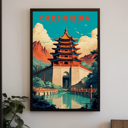 Serene View of the Great Wall
