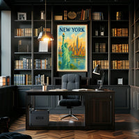 New York Cityscape Poster