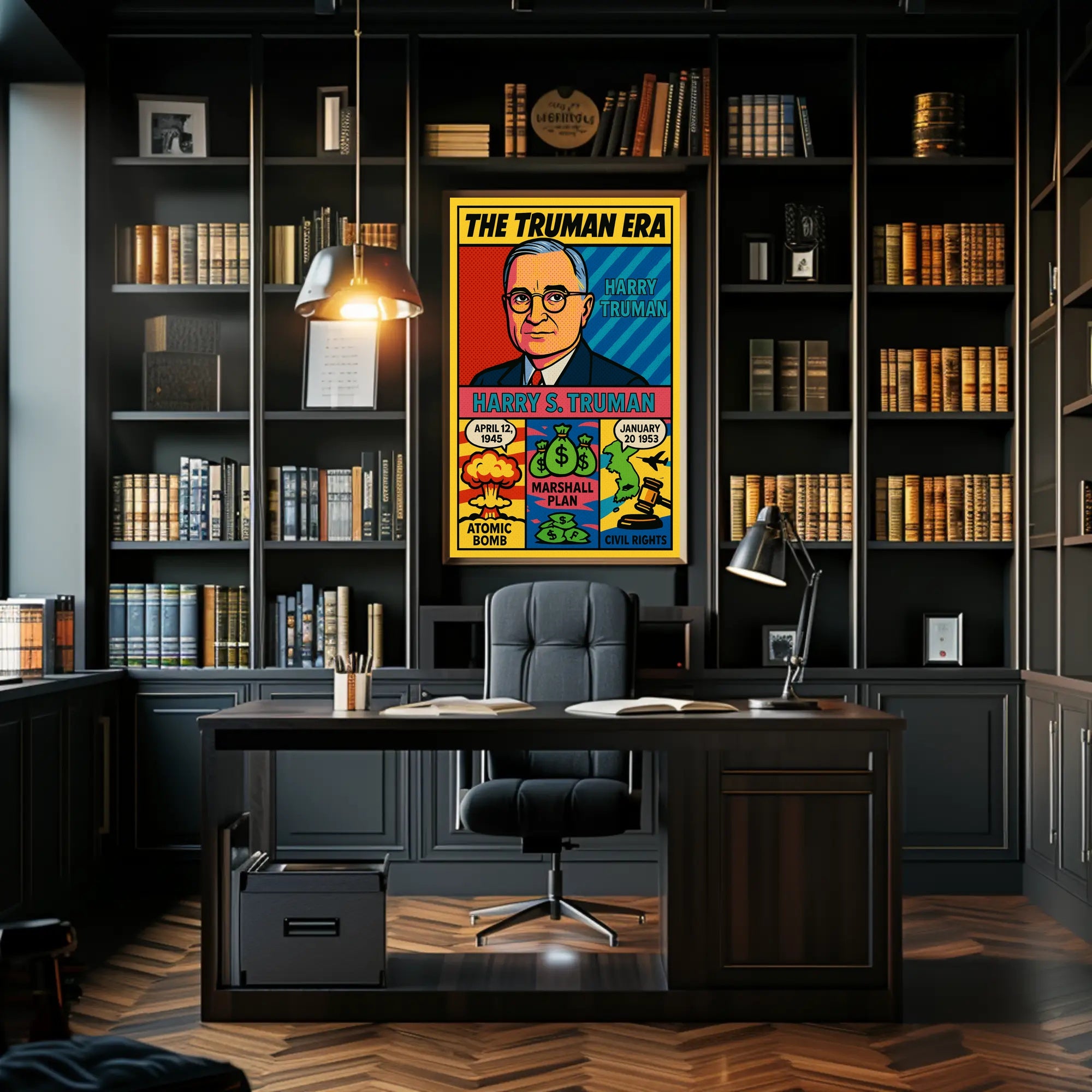 Harry S. Truman The Truman Era Poster PosterGoat