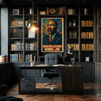 Martin Luther King Jr. A Visionary Poster