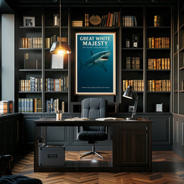 Great White Majesty Poster