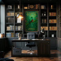 Resplendent Quetzal Guardian of the Emerald Forest Poster