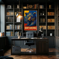 Binturong Mosaic Art Poster