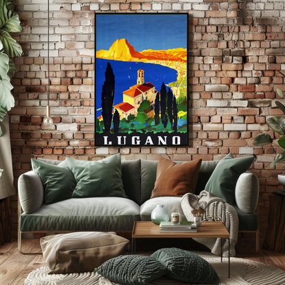 Lugano - Swiss Riviera Poster