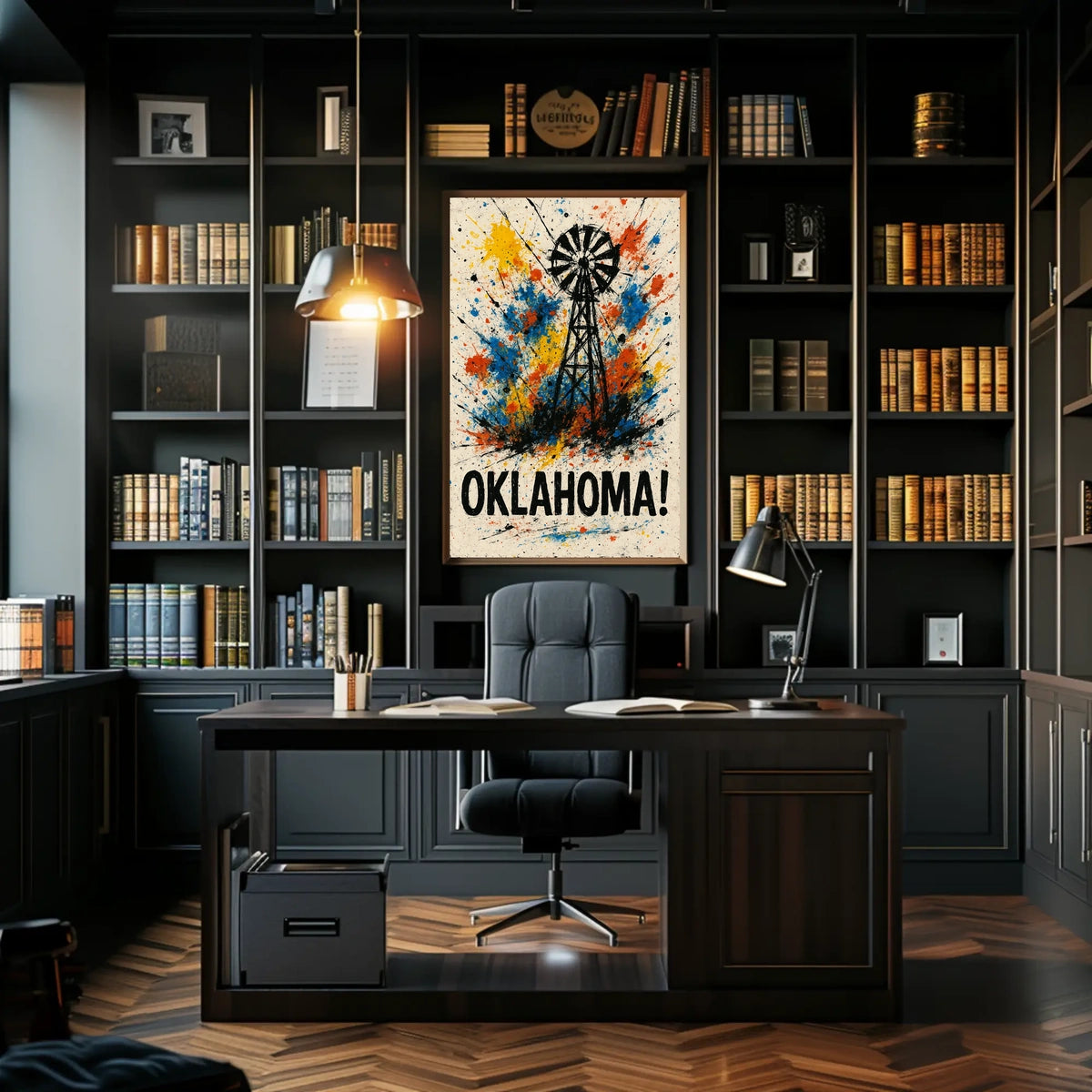 Oklahoma A Splash Of Color Poster