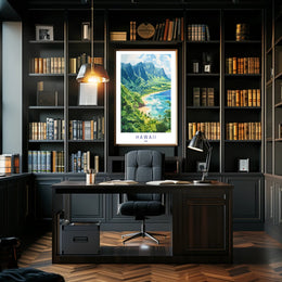 Scenic Hawaii Coastline Poster PosterGoat