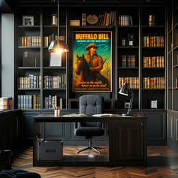 Legendary Wild West Cowboy Adventure Cultural or Heritage Poster