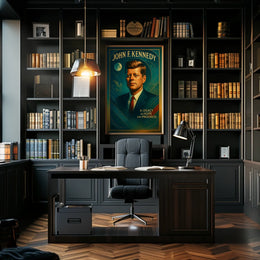 Patriotic Legacy Poster: Hope, Progress, and Leadership