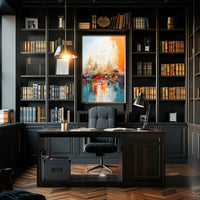 Abstract Cityscape Abstract Poster