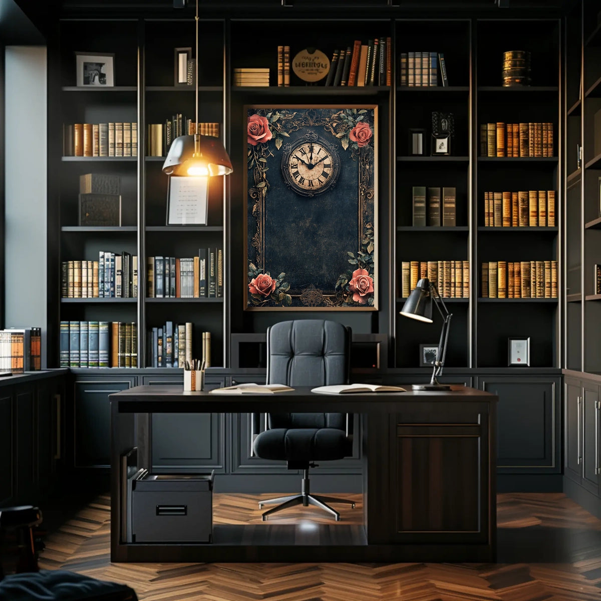 Vintage Clock Wall Art for Heritage Enthusiasts – Cultural Poster
