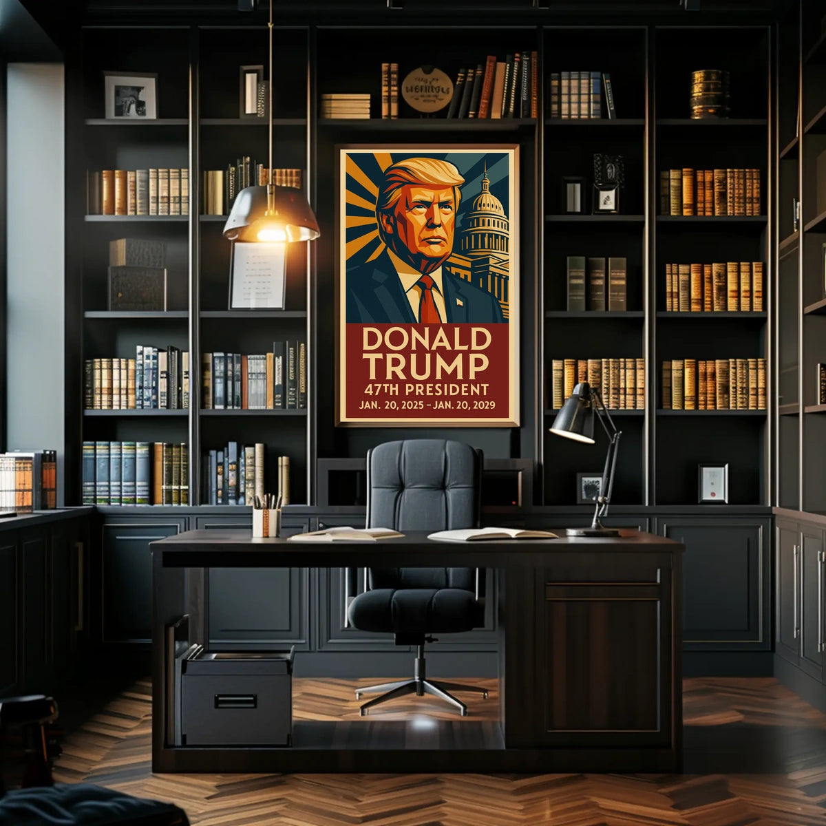 Donald Trump Visionary of The American Dreams Poster