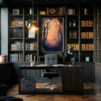 Enchanted Forest Gateway: Abstract, Artistic, or Pop Culture Poster