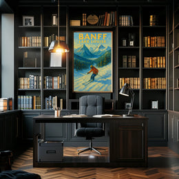 Banff Lake Louise Ski Adventure Poster