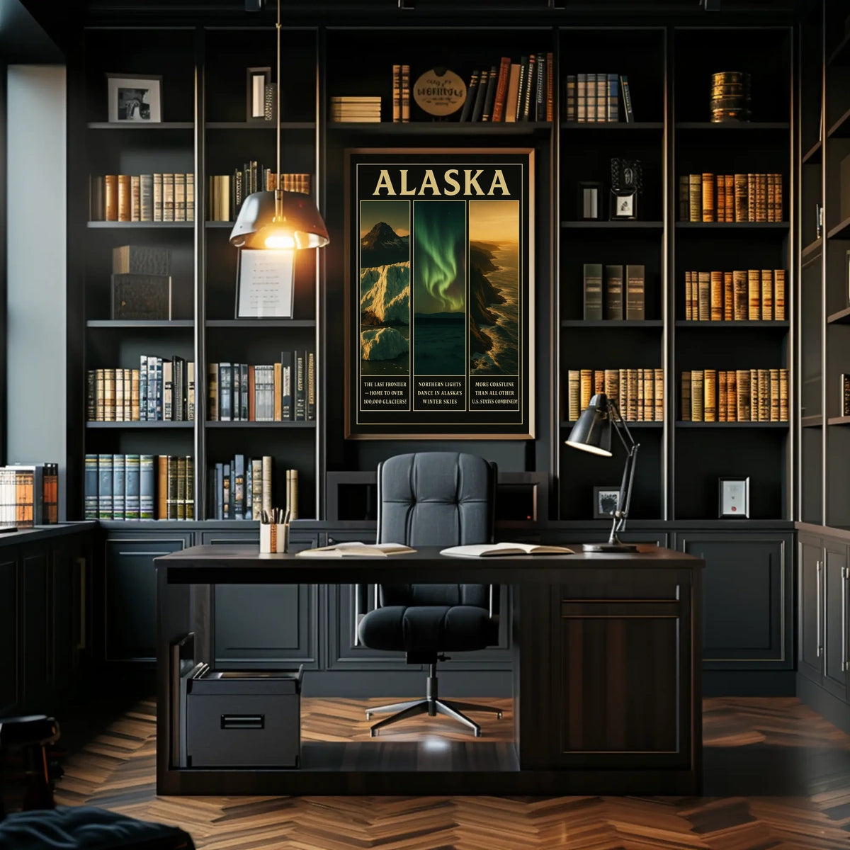 Discover Alaska The Last Frontier Poster