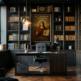 St. Catherine of Bologna  The Patroness of Artists Poster PosterGoat