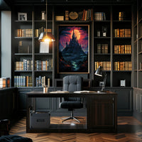 Enchanted Castle At Dusk Poster